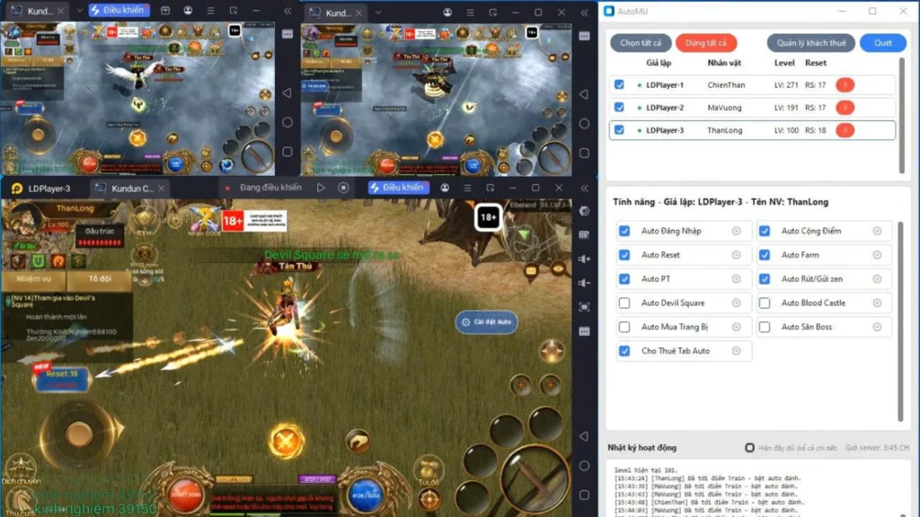 Auto Game Kundun Chúa Tể Bóng Tối: Giới thiệu tính năng và cách vận hành